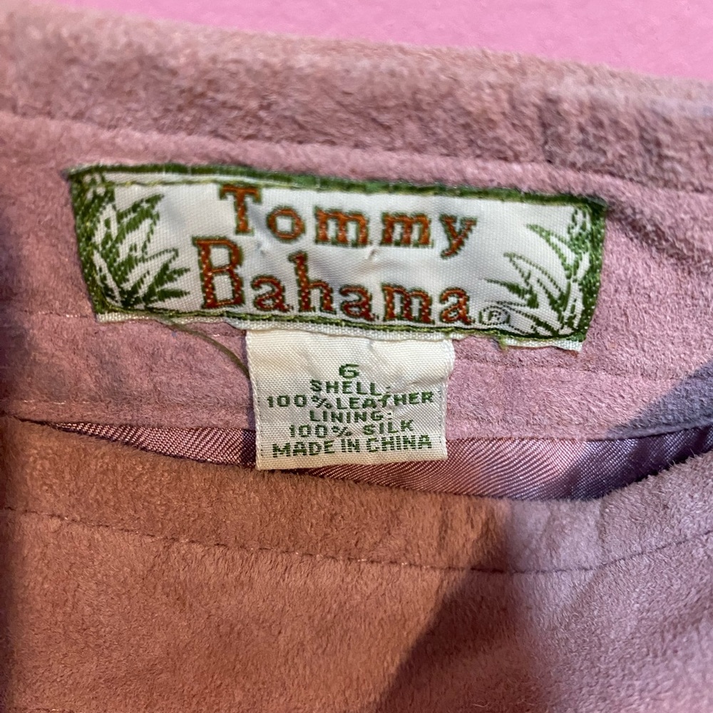 Tommy Bahama leather skirt